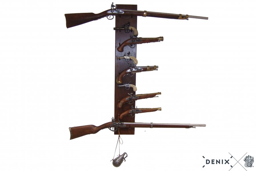 Wanddisplay für 18 Pistolen/Colts