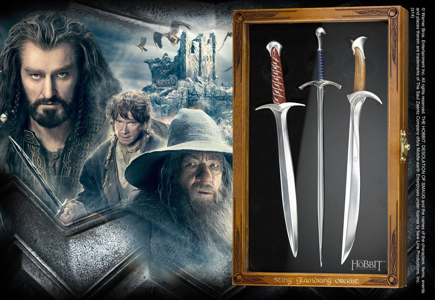 Der Hobbit Brieföffner Set Schwerter