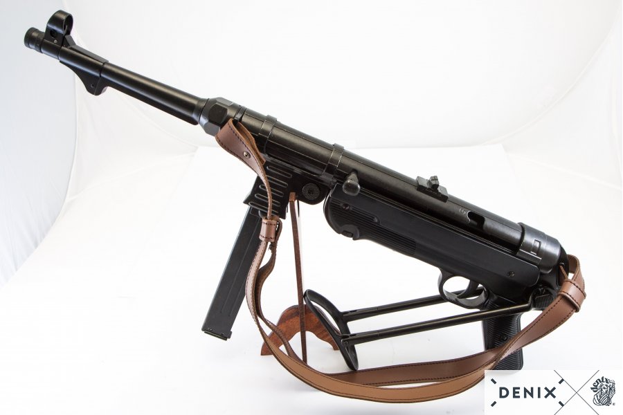 Deutsche MP 40 „Schmeisser“ Gurt aus Metall, mit Bügel, 9 mm, 2.Wk.