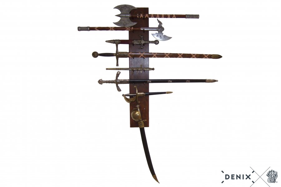 Wanddisplay für 18 Pistolen/Colts