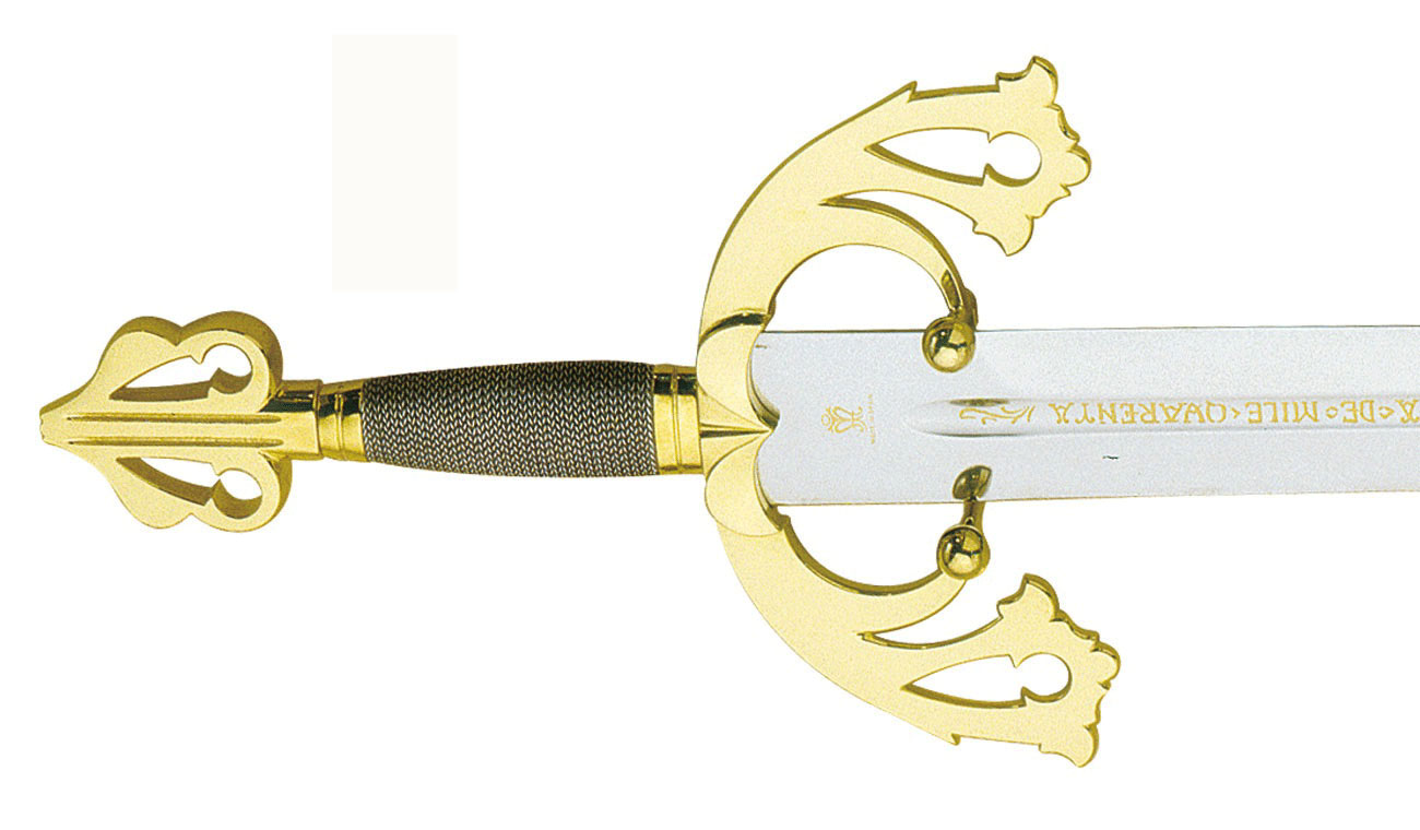 Tizona Cid Schwert, Gold, 100 cm 