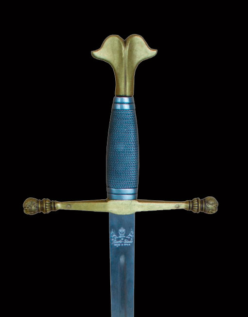 Charles V kleines Schwert - Messing 