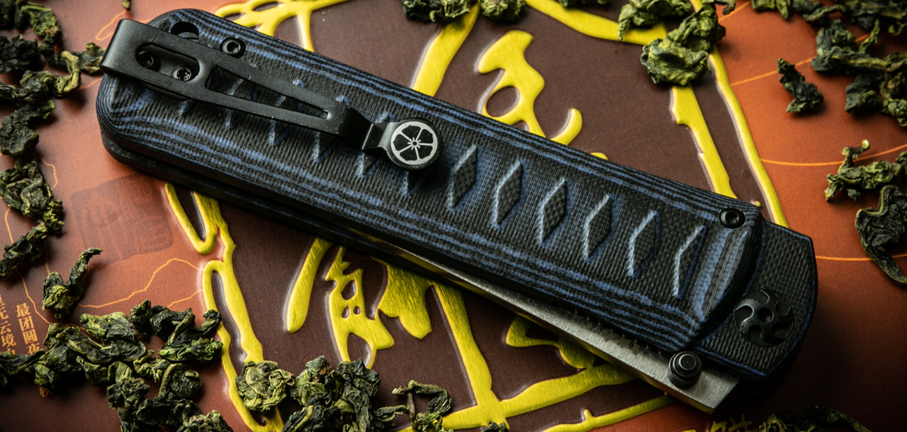 Whisper - Böhler M390 - Blau/Schwarz G10