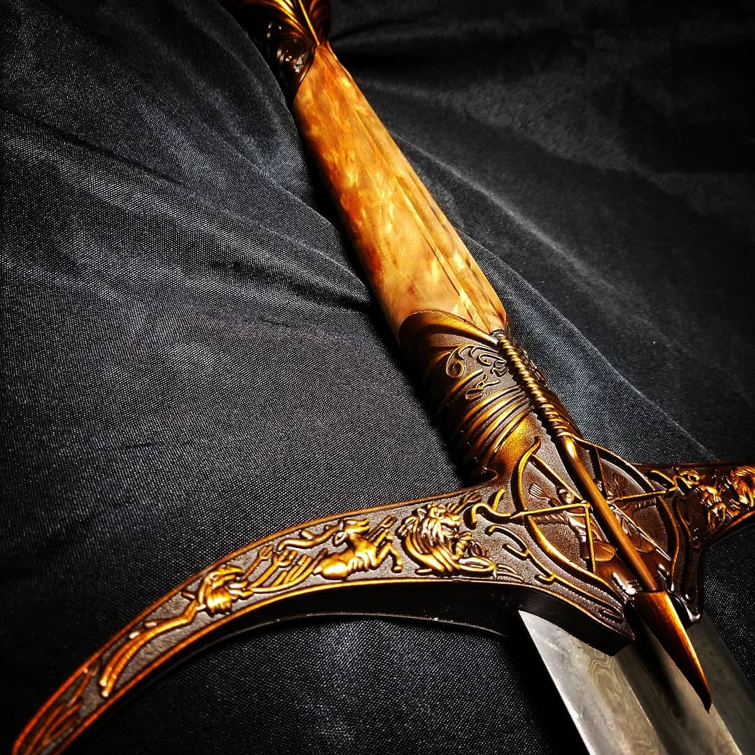 Heartsbane Schwert - Damast Edition