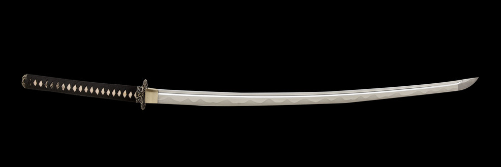 Bushi FF O-Katana Hi 81,28 cm Silver Wave